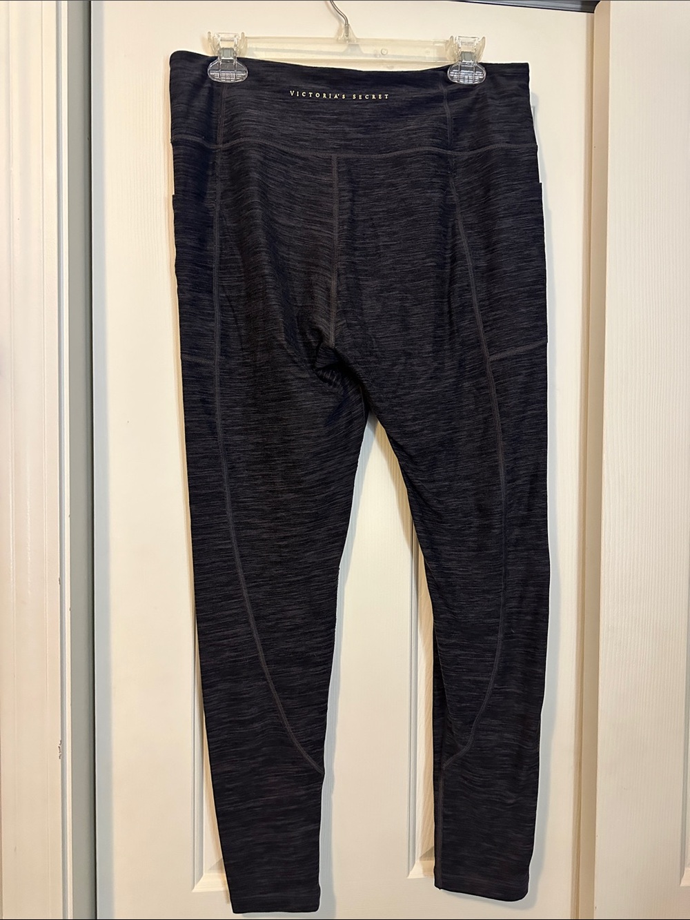 Victoria's Secret Charcoal Heather Active Leggings - Picture 2 of 3